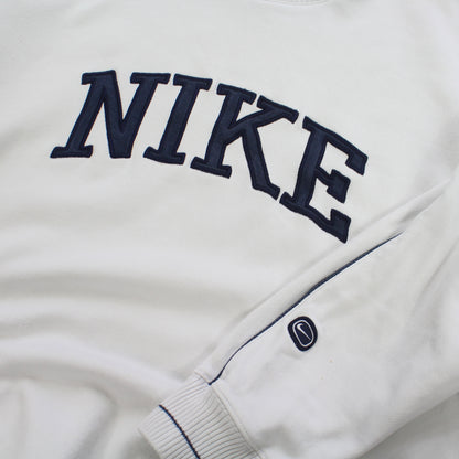 SUPER RARE Vintage 00s Nike Sweatshirt White - (M)