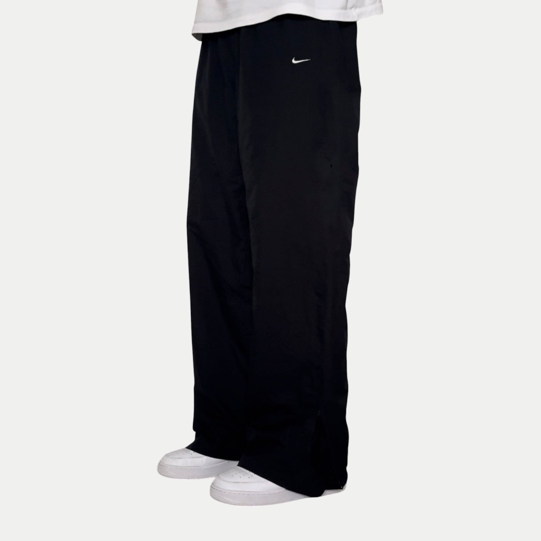 archive Nike 00s buggy tech pants ナイロン RARE 2000s Baggy Nike Trackpants Black - (S) – Refined Retro