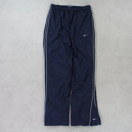 SUPER RARE 00s Nike Trackpants Navy - (S)