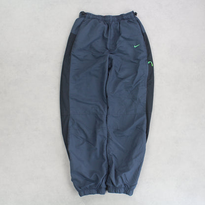 RARE Vintage 00s Nike Trackpants Grey - (XS)