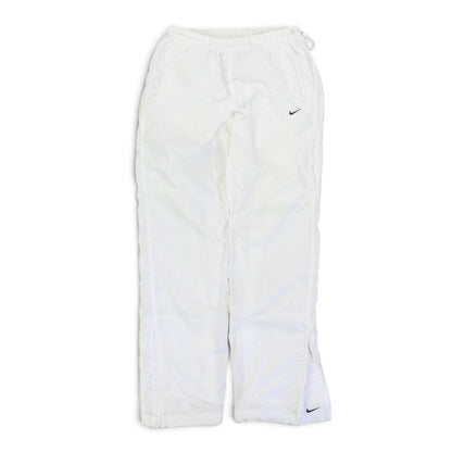 SUPER RARE 2000s Nike Trackpants White *PREMIUM* - (M)