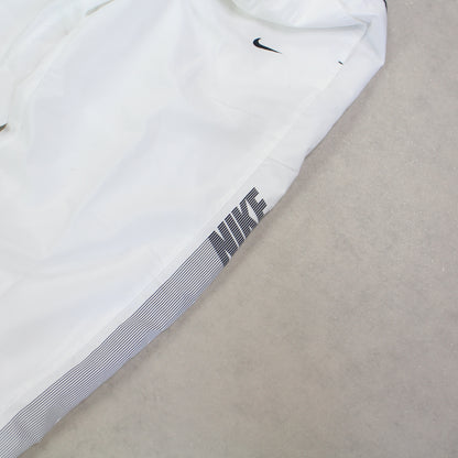 RARE 2000s Baggy Nike Trackpants White - (L)
