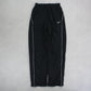 RARE 00s Nike Trackpants Black - (XS)