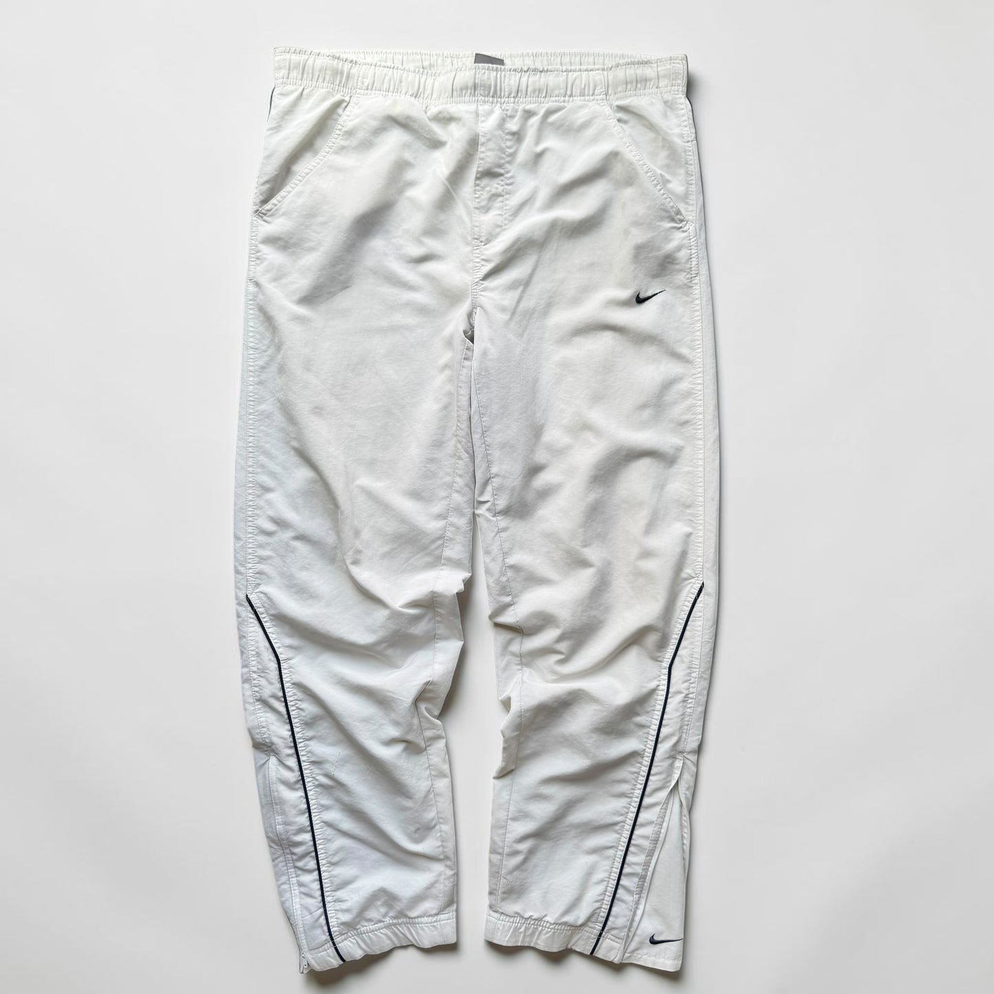 SUPER RARE 2000s Nike Trackpants Grey - (M)