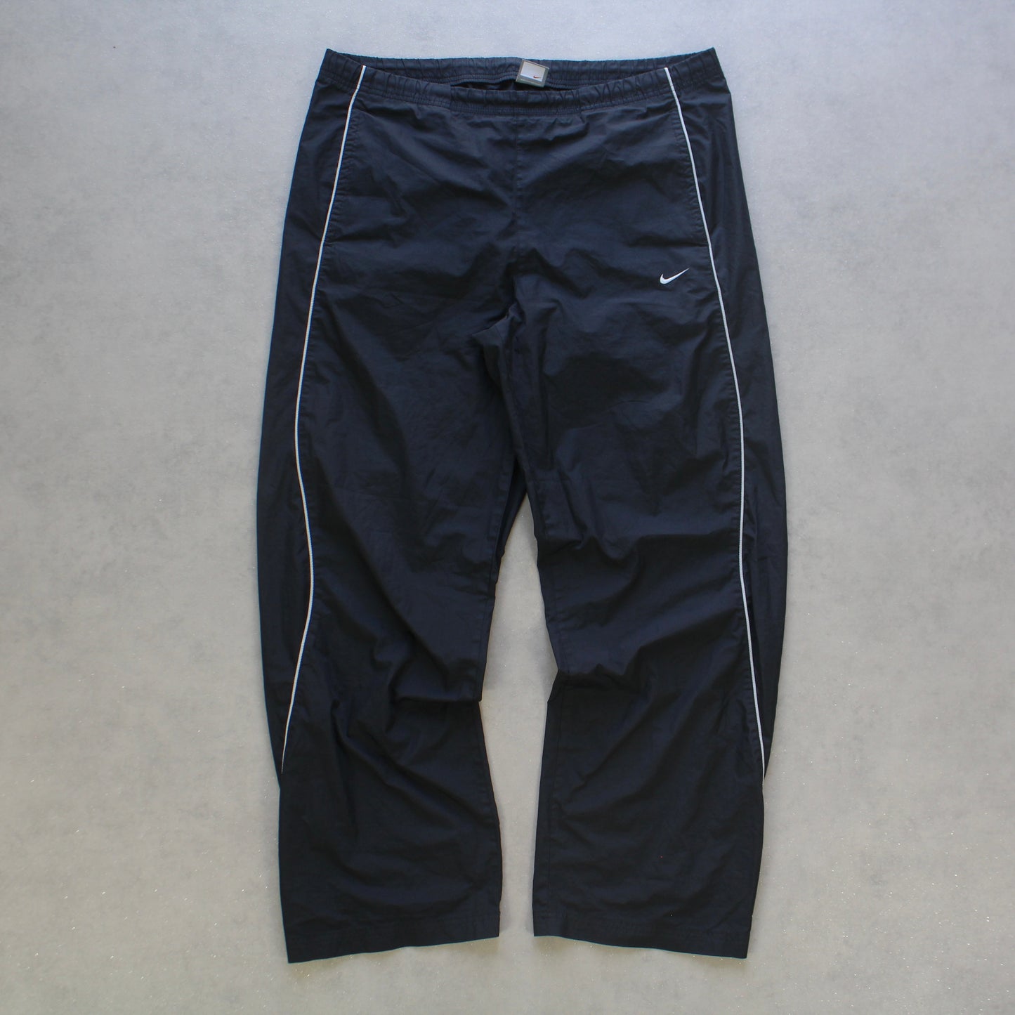 RARE 2000s Nike Trackpants Grey - (XL)