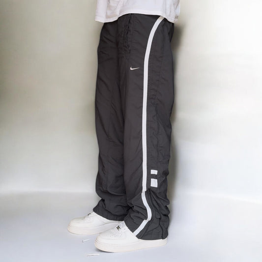 RARE 00s Nike Trackpants Grey - (M)