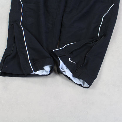 RARE Vintage 00s Nike Trackpants Black - (L)