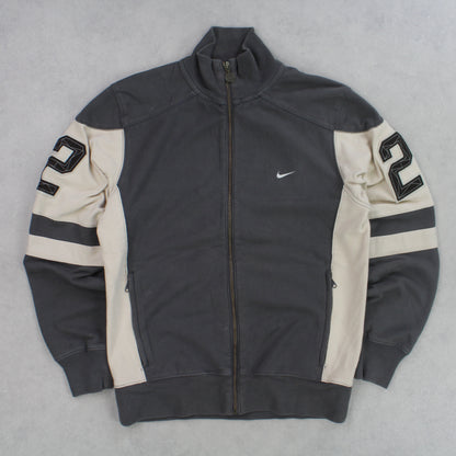 RARE 00s Nike Zip Up Grey - (S)