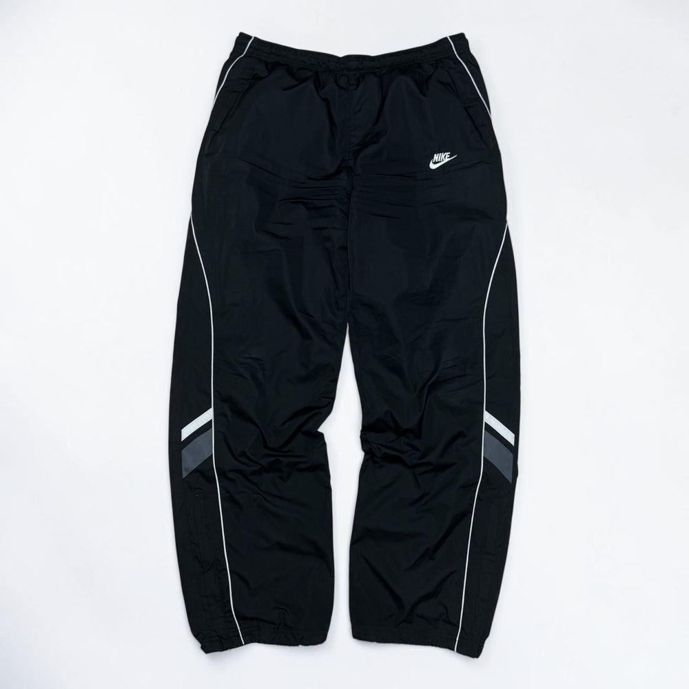 RARE 2000s Baggy Nike Trackpants Black - (L)