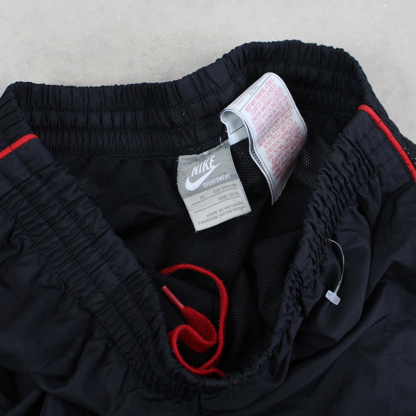 RARE Vintage 00s Nike Trackpants Black - (S)