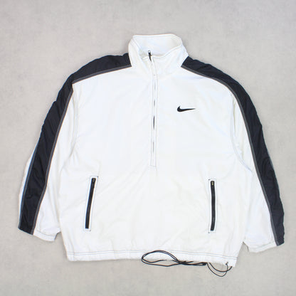 RARE Vintage 1990s Nike Windbreaker White - (M)