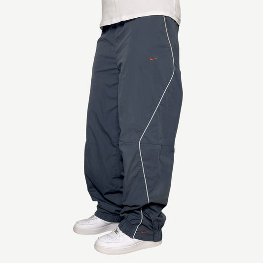 RARE 2000s Nike Trackpants Grey - (L) | PREMIUM