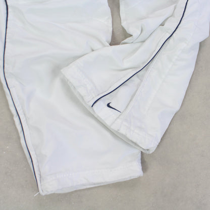 SUPER RARE 00s Nike Trackpants White - (M)