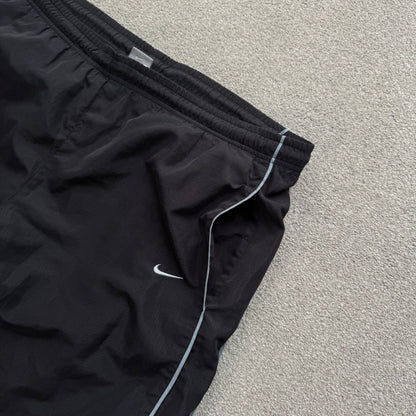 RARE 2000s Baggy Nike Trackpants Black - (L/XL)