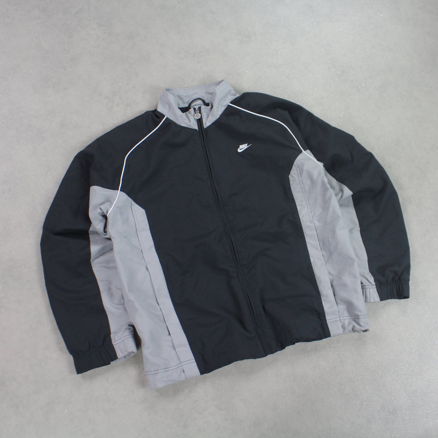 RARE 00s Nike Track Jacket Grey - (S)