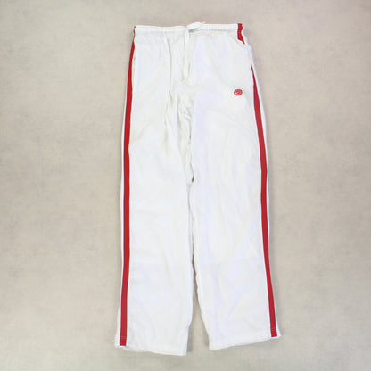 RARE 00s Nike Trackpants White - (M)