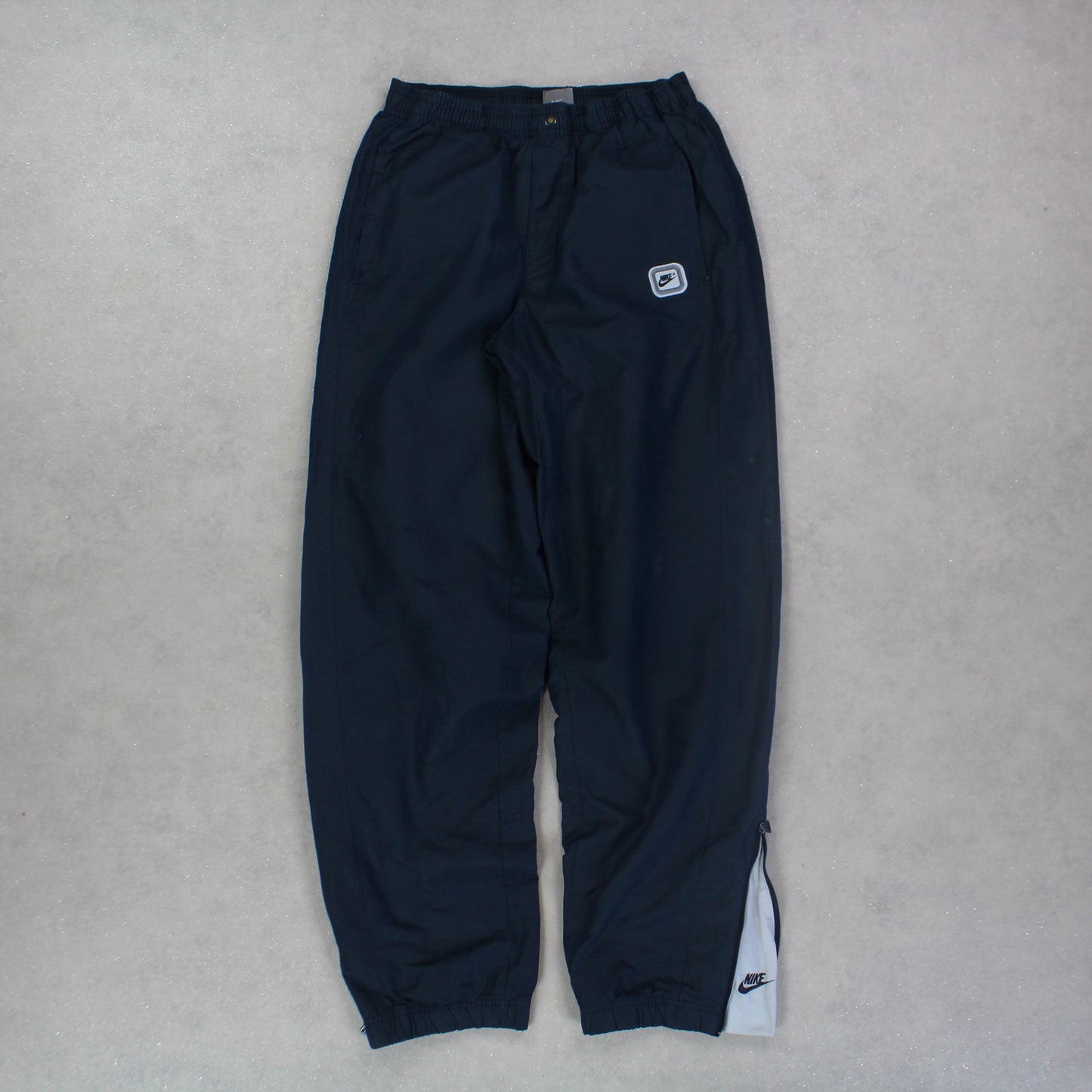 SUPER RARE 00s Nike Trackpants Navy - (S)