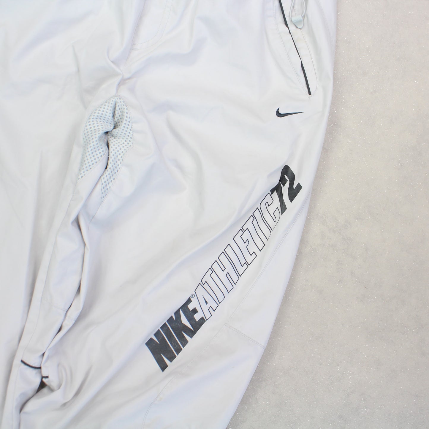 SUPER RARE Vintage 00s Nike Track Pants Cream - (M)