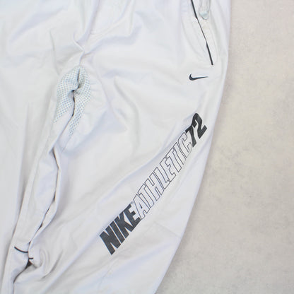 SUPER RARE Vintage 00s Nike Track Pants Cream - (M)