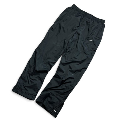 SUPER RARE 2000s Baggy Nike Trackpants Grey- (M)
