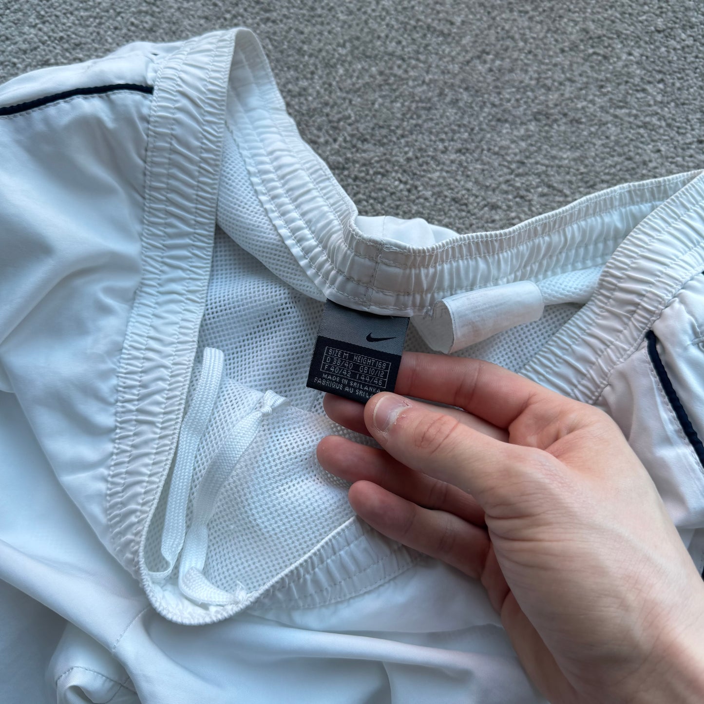 RARE 2000s Nike Trackpants White - (M)