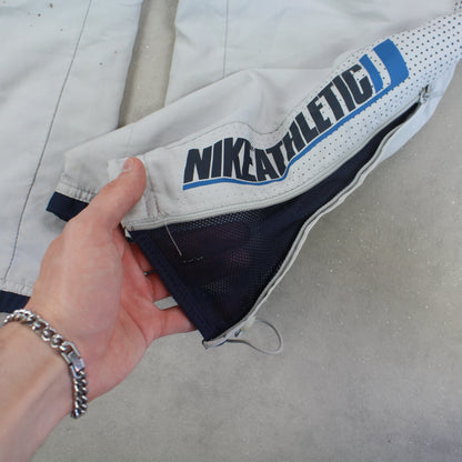 SUPER RARE 00s Nike Trackpants Grey - (L)