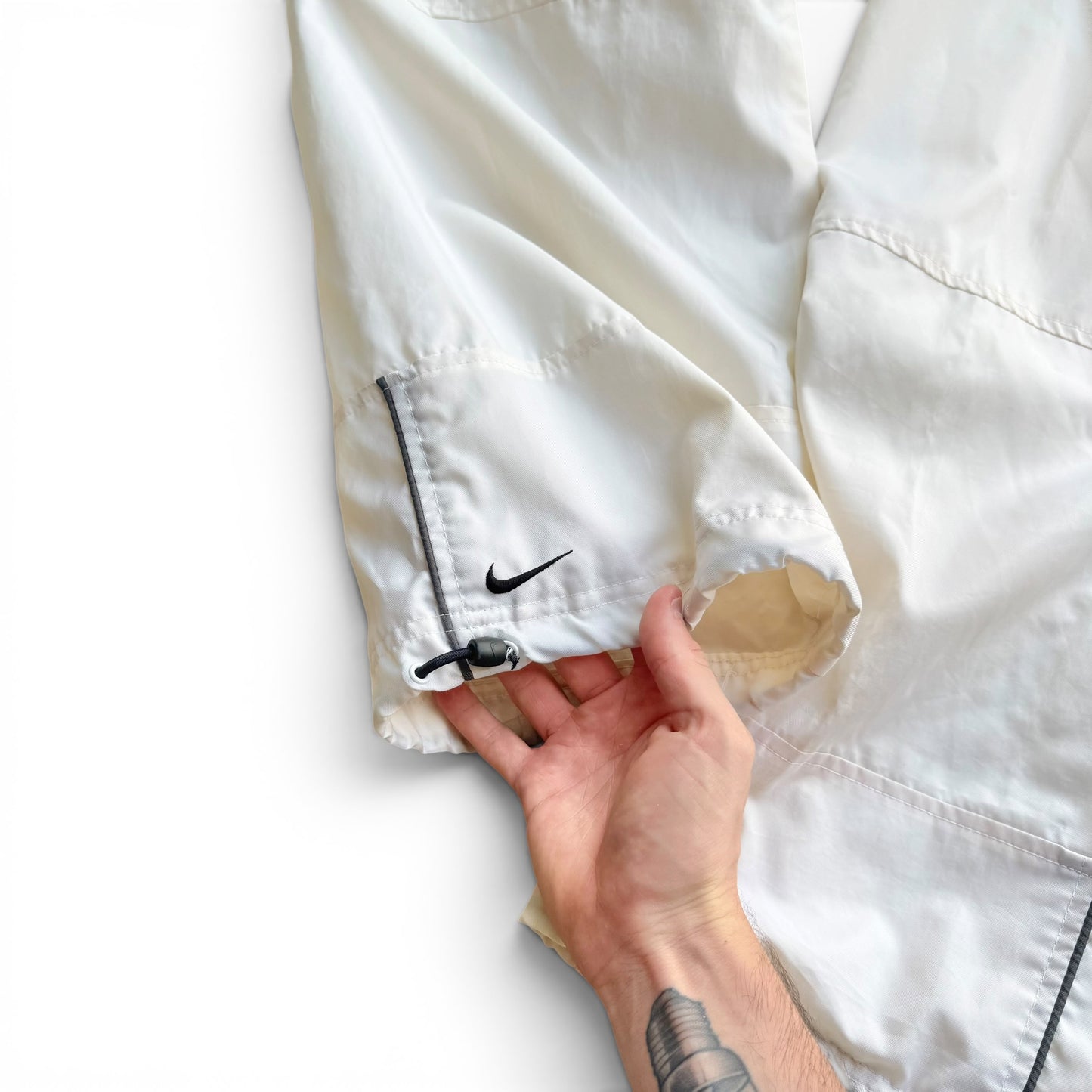 RARE 1990s Nike Trackpants White - (XL)