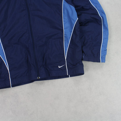 RARE 00s Nike Track Jacket Blue - (S)