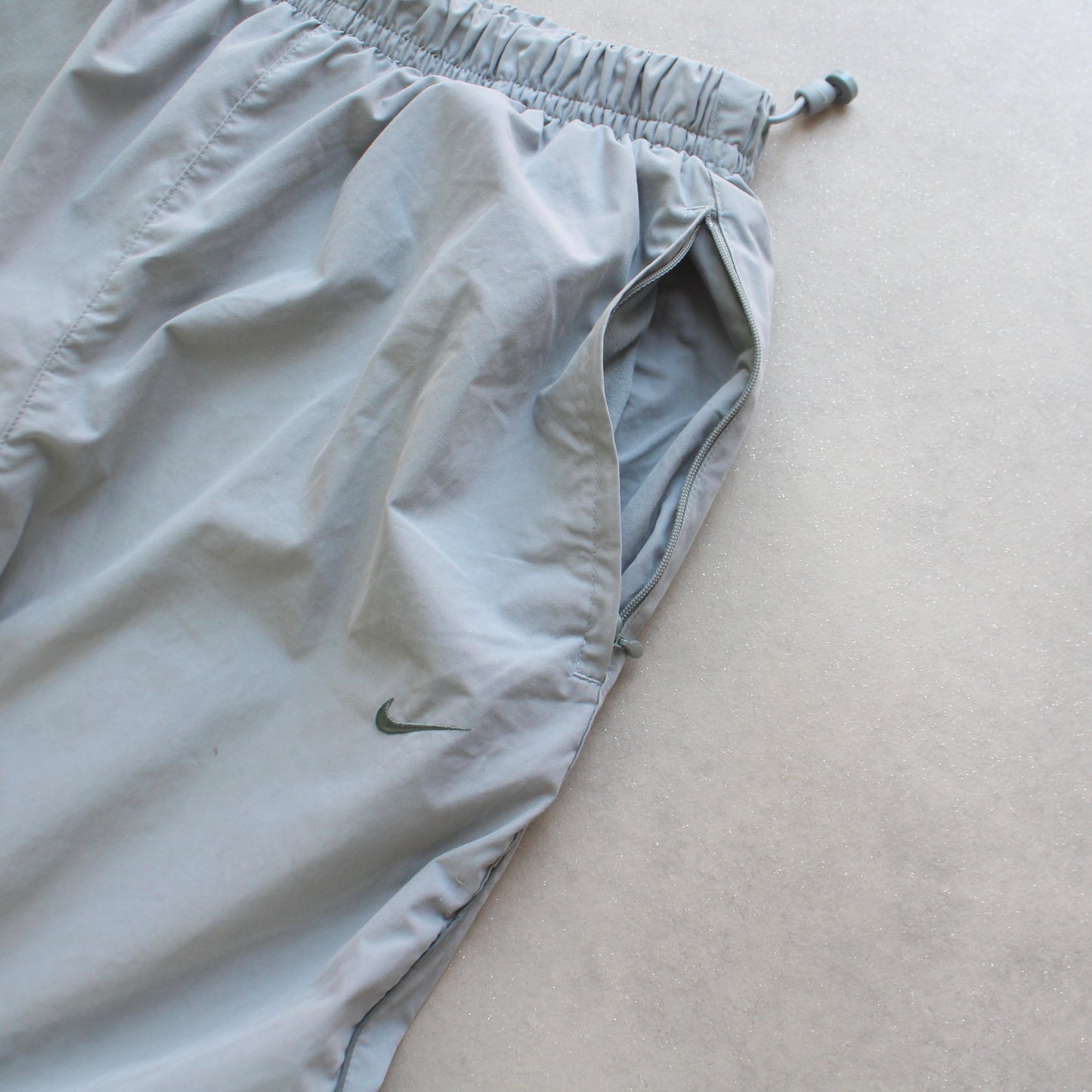 RARE 2000s Nike Trackpants Blue/Grey - (S)