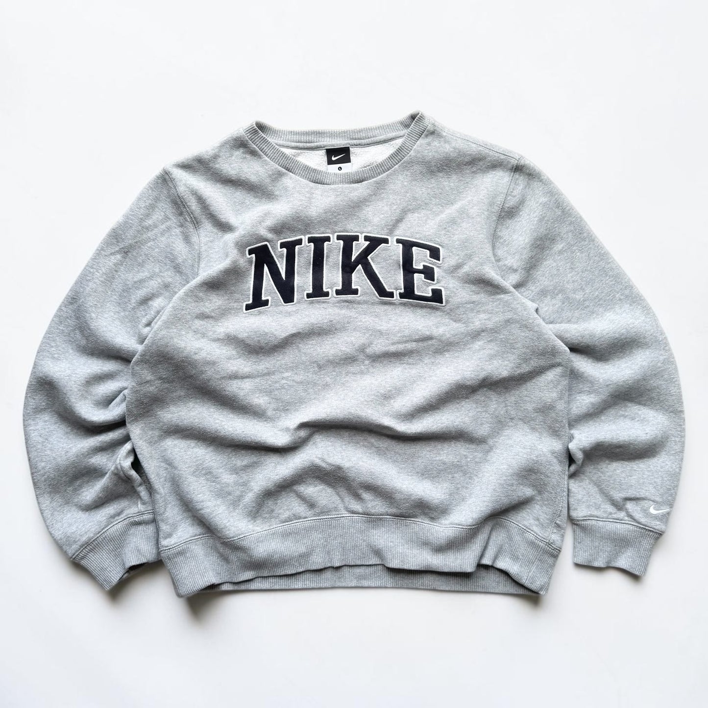 RARE 2000s Nike Sweatshirt Grey - (L)