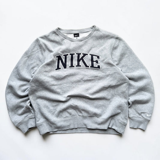 RARE 2000s Nike Sweatshirt Grey - (L)