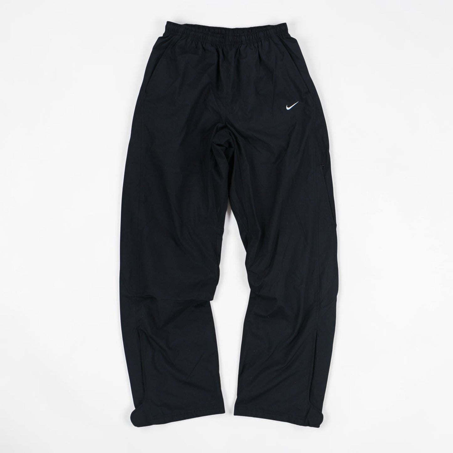 RARE 2000s Baggy Nike Trackpants Black - (S)