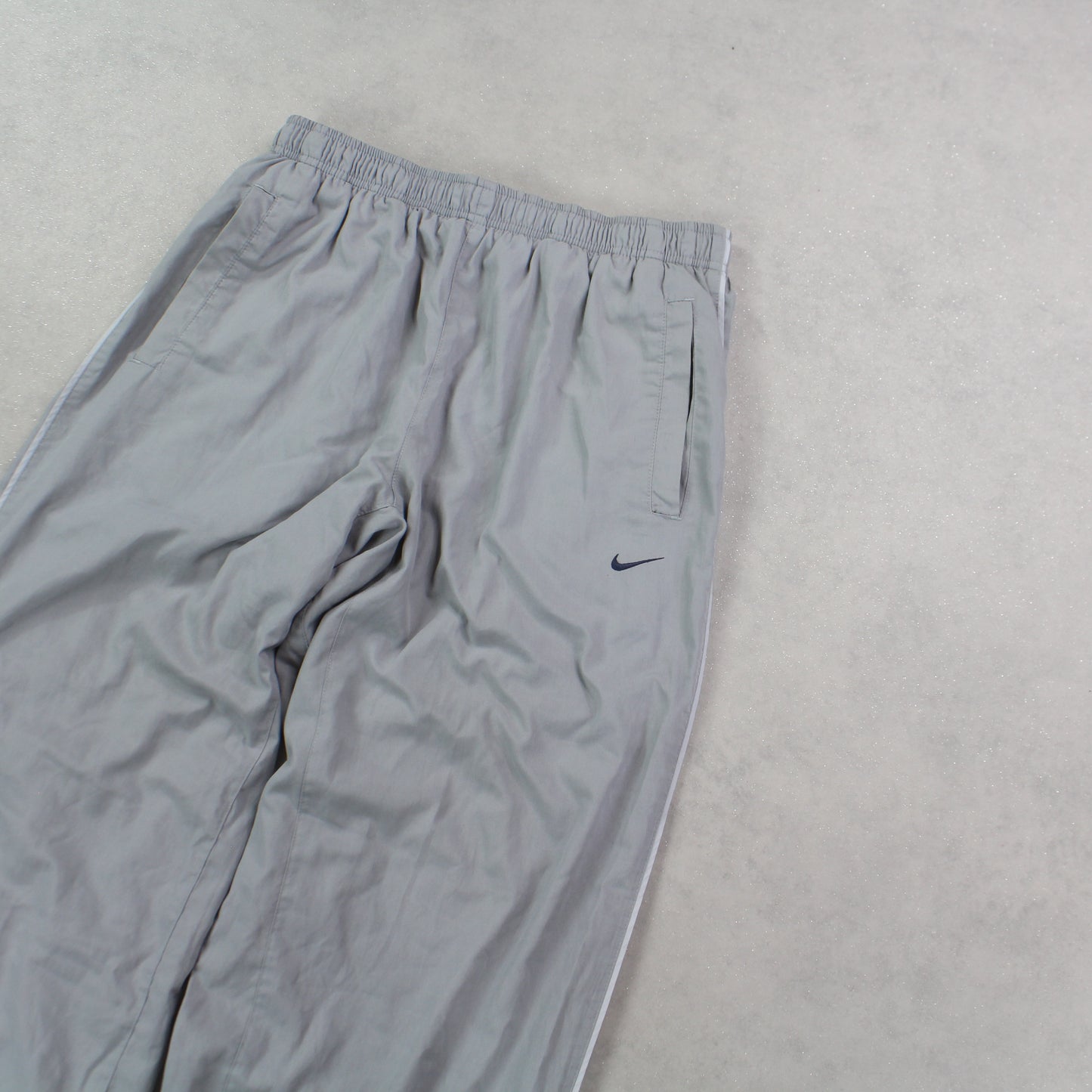 RARE 00s Nike Trackpants Grey - (S)