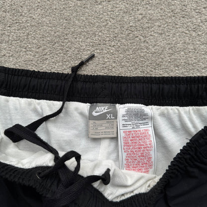 RARE 2000s Baggy Nike Trackpants Black - (XL)