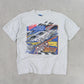 VERY RARE 90s Volvo Racing T-Shirt Grey - (S)