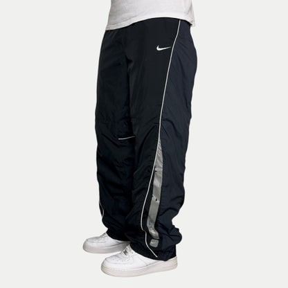 SUPER RARE 2000s Nike Air Max Trackpants Black - (L)