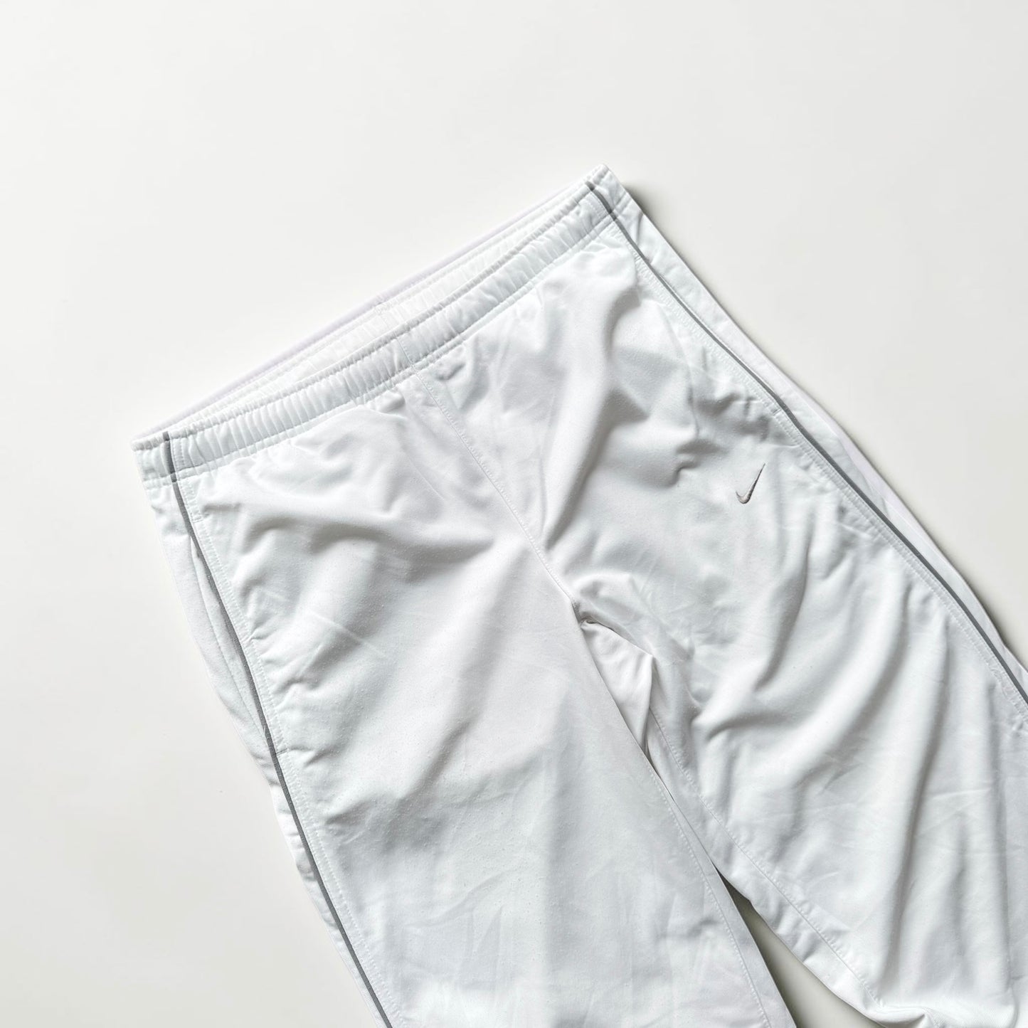 RARE 2000s Nike Trackpants White - (S)