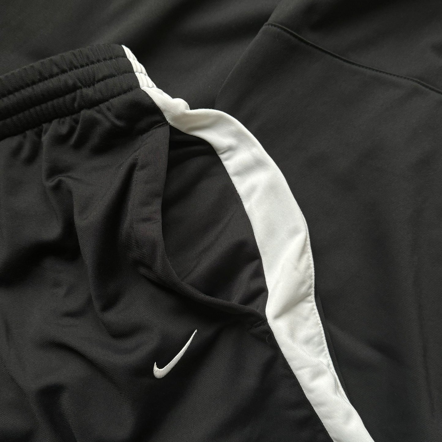 RARE 2000s Baggy Nike Trackpants Black - (L)