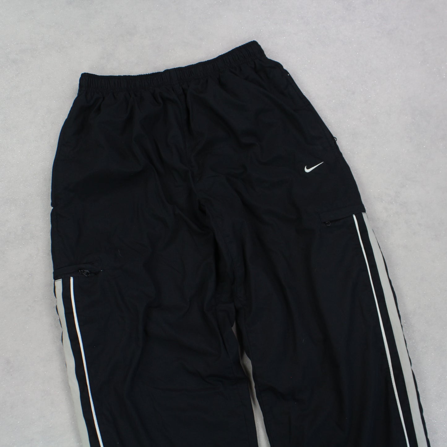 RARE 00s Nike Trackpants Black - (S)