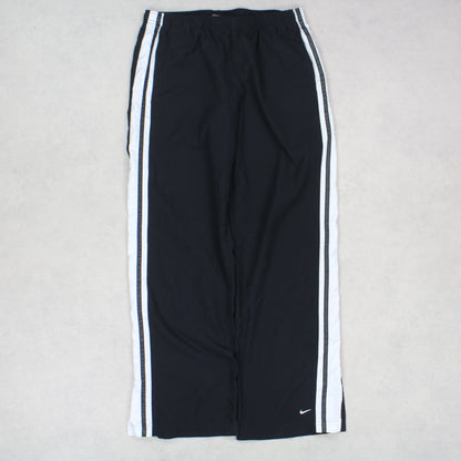 RARE Vintage 00s Nike Trackpants Black - (M)