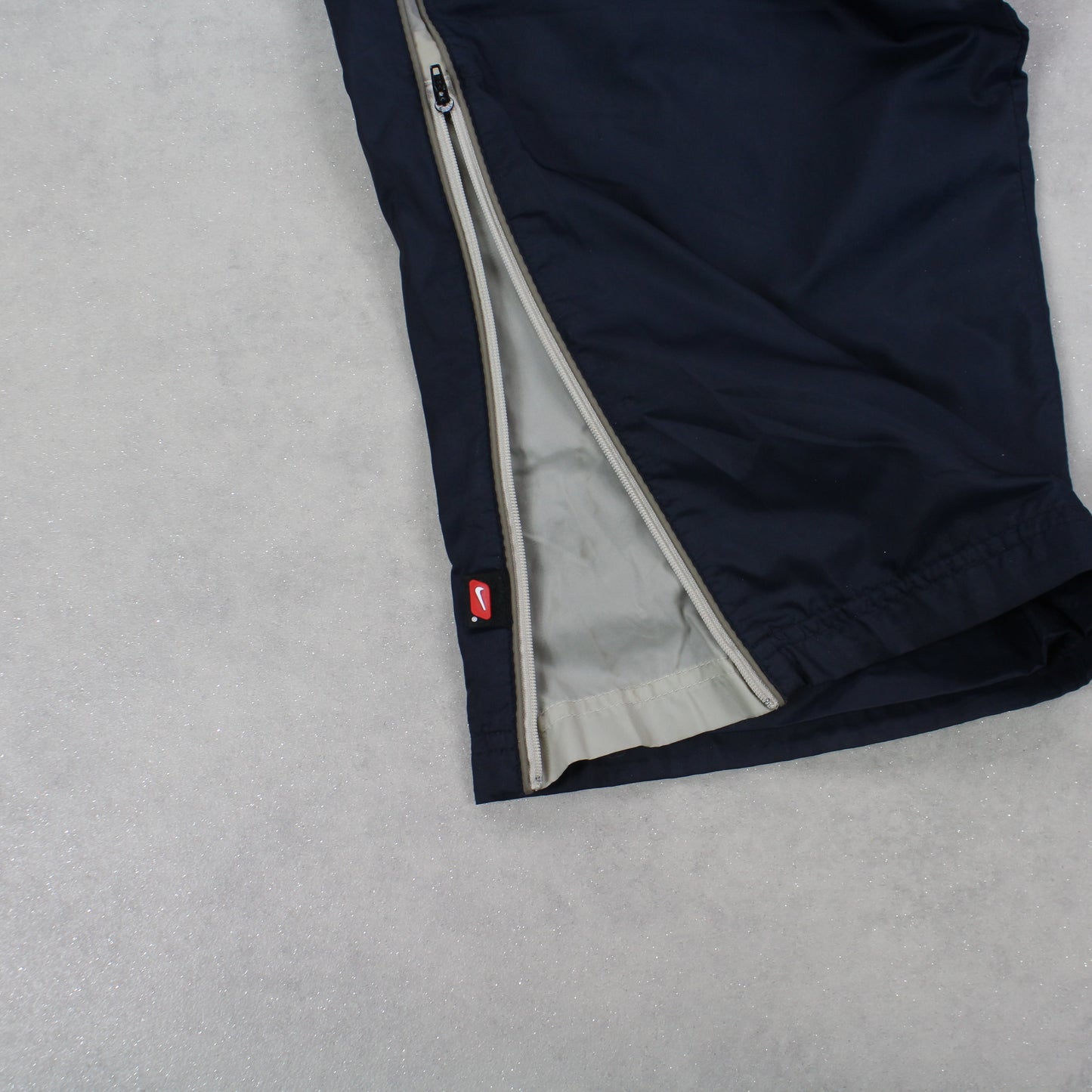 RARE 00s Baggy Nike Trackpants Navy - (XL)