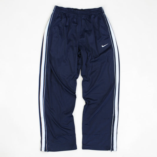 RARE 2000s Baggy Nike Trackpants Navy - (L)