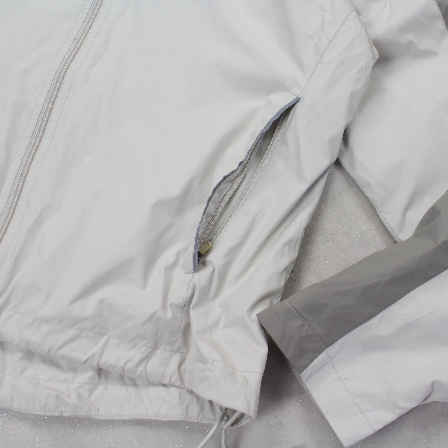 RARE 2000s Nike Track Jacket Cream - (S)