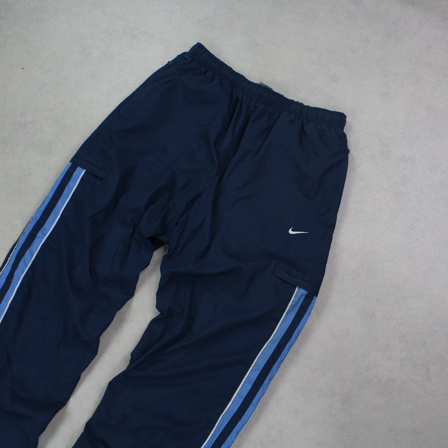 RARE 00s Nike Trackpants Navy - (L)