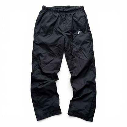 RARE 2000s Baggy Nike Trackpants Black - (S)
