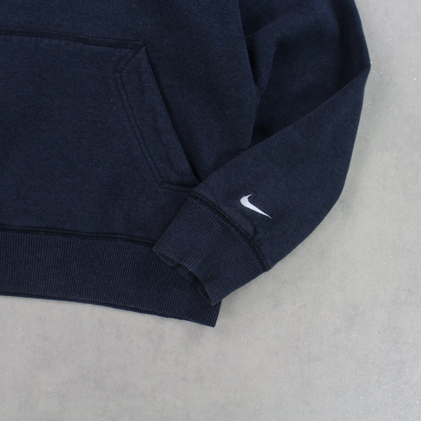 RARE 00s Nike Spell Out Hoodie Navy - (M)