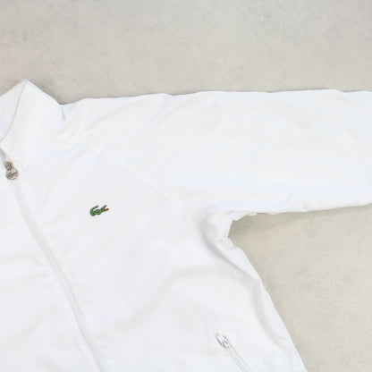 RARE Vintage 00s Lacoste Track Jacket White - (S)