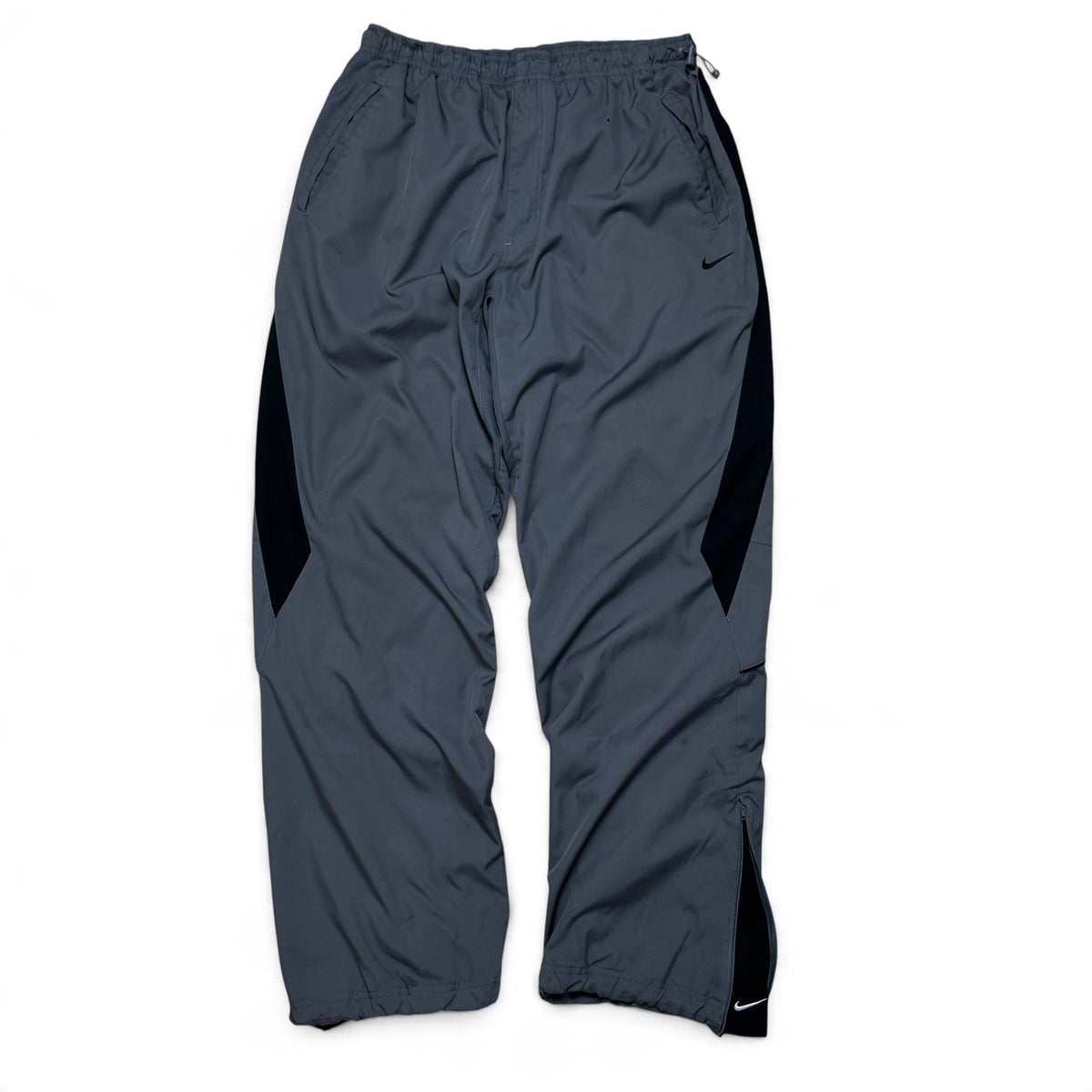 SUPER RARE 2000s Nike Trackpants Grey - (L) | PREMIUM