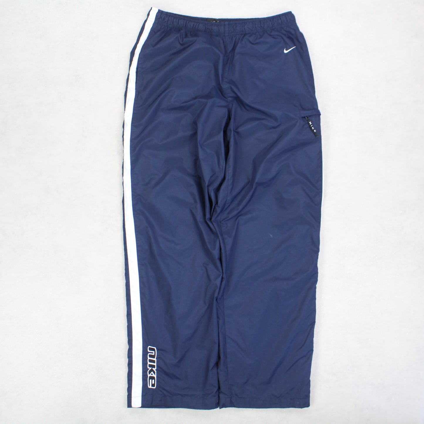 SUPER RARE Vintage 00s Nike Trackpants Navy - (M)