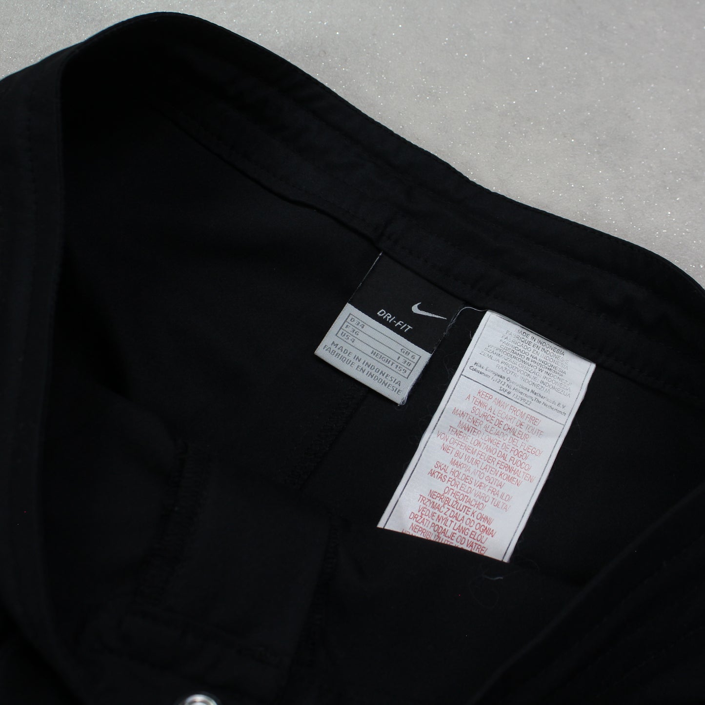 RARE Vintage 00s Nike Trackpants Black - (S)